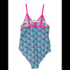 Girls swimwear kids swimsuit all overprint with bows OEM orders accepted