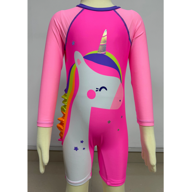  Kids Rashguard Childrens swimsuit aop with back zipper custom available