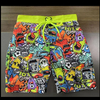 Mens boardshorts with AOP solid waistand Swimwear Beachwear wet suits