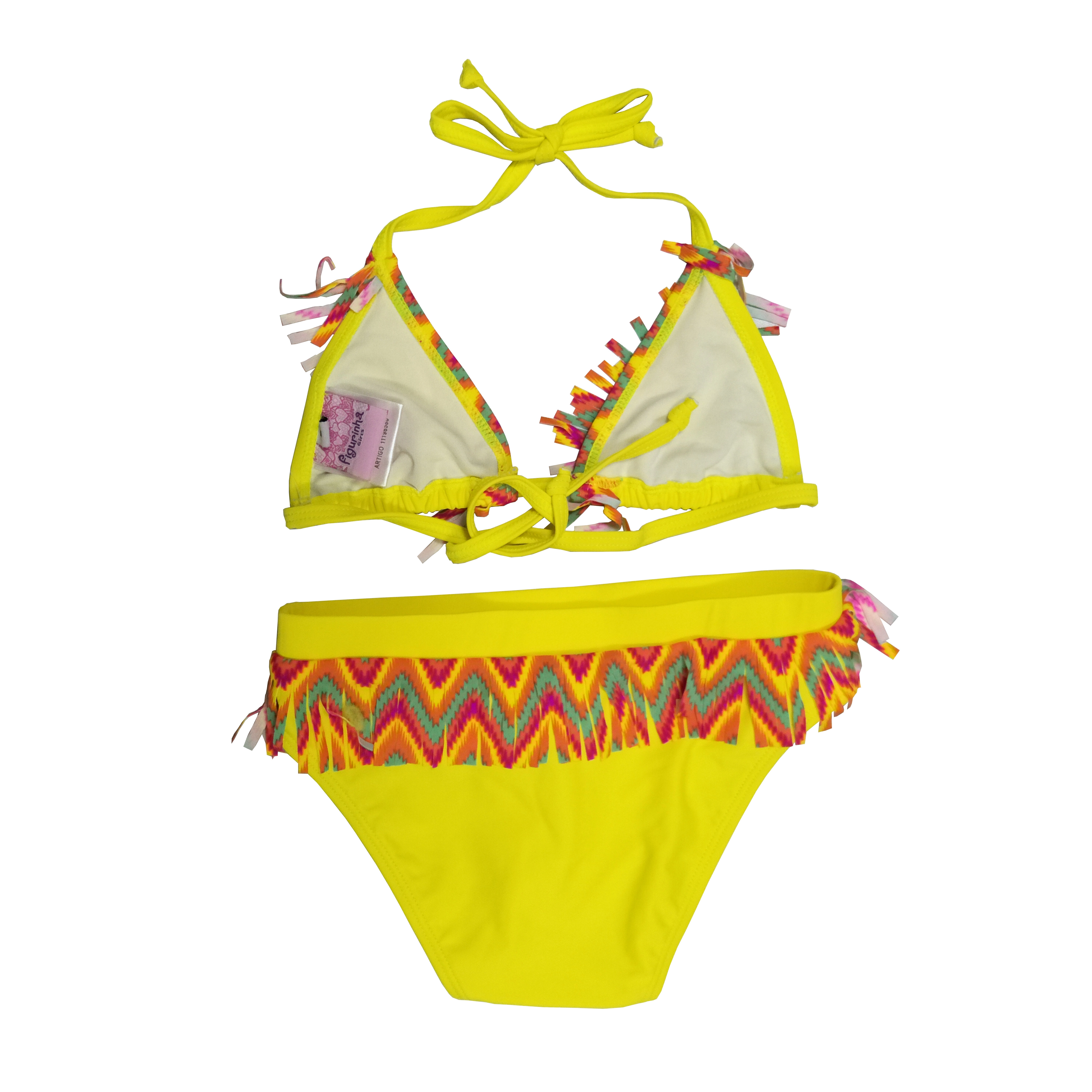 Bikini Girls two-piece swimsuit Girls swimwear kids swimsuit with frills custom available OEM orders accepted