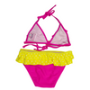 Bikini Girls two-piece swimsuit Girls swimwear kids swimsuit with waist frills custom available OEM orders accepted