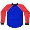 Kids rashguard with long sleeve front print beach wear swimwear wet suit OEM orders accepted