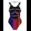 Girls swimsuit kids swimwear one-piece with digital print beach wear wet suit OEM orders accepted