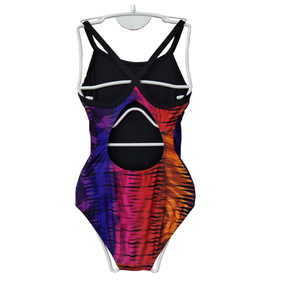 Girls swimsuit kids swimwear one-piece with digital print beach wear wet suit OEM orders accepted