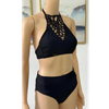 Lady's Bikini swimsuit two piece swimsuit beach wear bandeau with AOP OEM orders accepted
