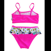Girls swimwear girls swimsuit bikini with all over print beach wear OEM orders accepted custom swimsuit