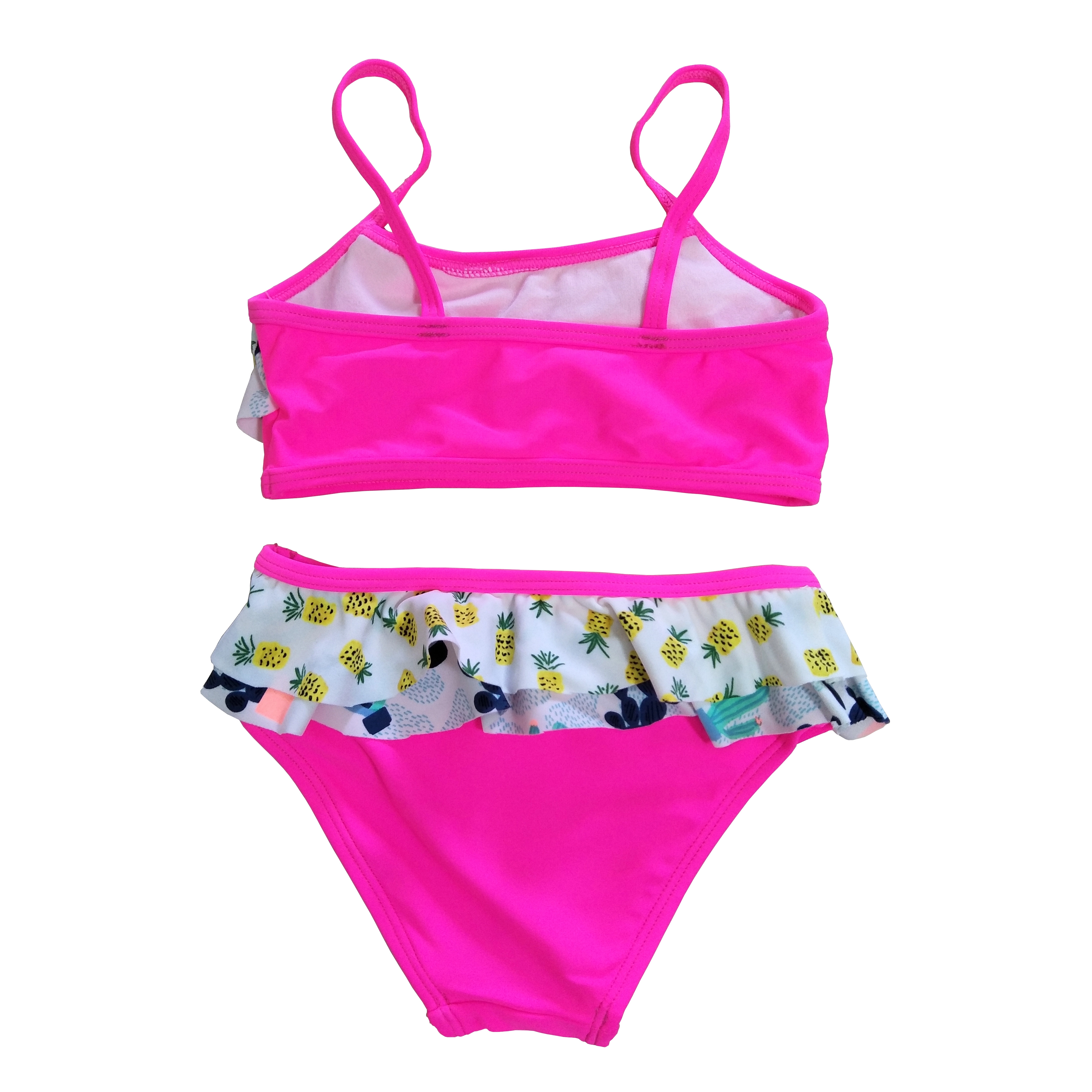 Girls swimwear girls swimsuit bikini with all over print beach wear OEM orders accepted custom swimsuit