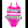 Girls swimwear girls swimsuit bikini with all over print beach wear OEM orders accepted custom swimsuit