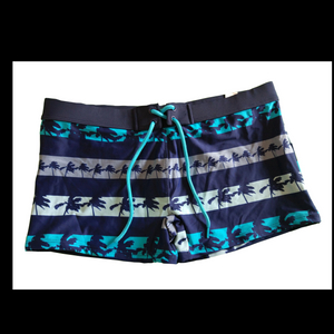 Mens swimtrunk Solid waistband with AOP swimwear swimsuit beach wear OEM orders accepted custom available