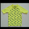 Kids rashguard with short sleeves AOP beach wear swimwear wet suit OEM orders accepted
