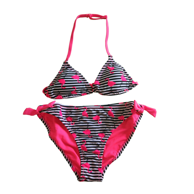 Bikini Girls two-piece swimsuit Girls swimwear kids swimsuit with AOP custom available OEM orders accepted