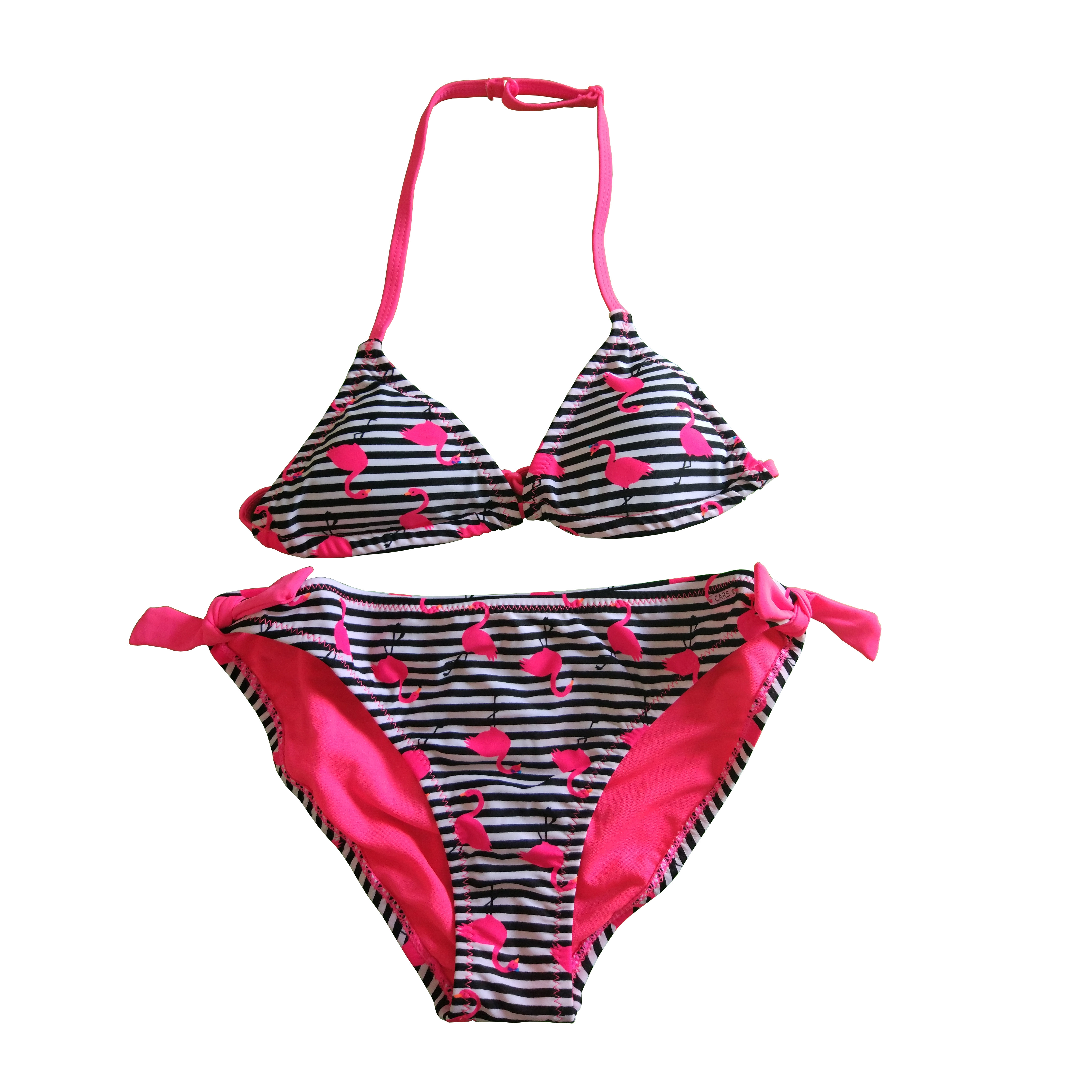 Bikini Girls two-piece swimsuit Girls swimwear kids swimsuit with AOP custom available OEM orders accepted