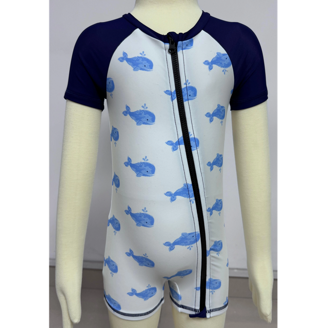  Kids Rashguard Childrens swimsuit aop with front zipper custom available