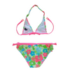 Bikini Girls two-piece swimsuit Girls swimwear kids swimsuit with triangle top custom available OEM orders accepted