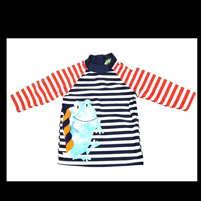  Kids Rashguard with embroidery Childrens swimsuit with AOP custom available