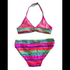 Girls two-piece Bikini swimsuit Girls swimwear kids swimsuit all overprint with foil custom available OEM orders accepted