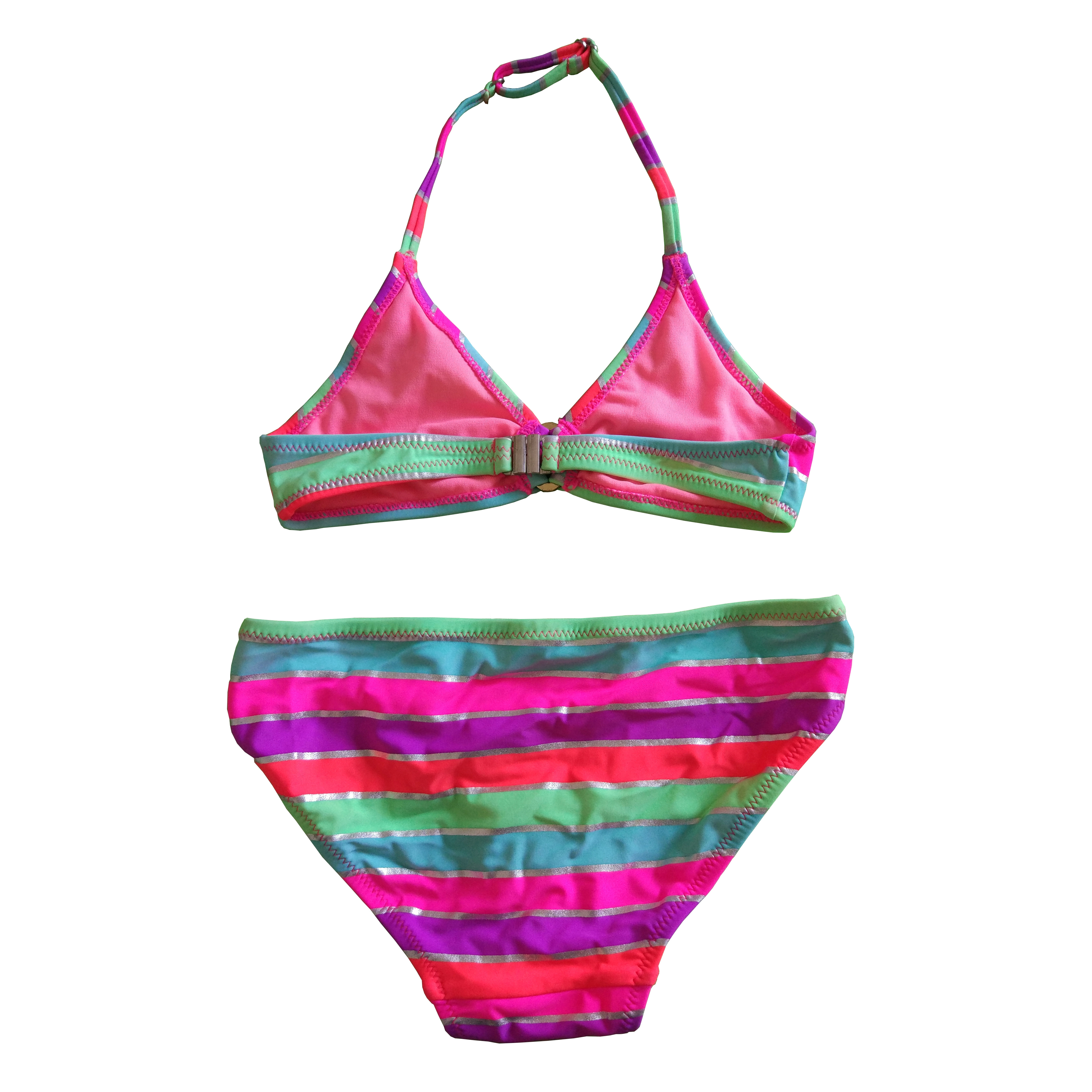 Girls two-piece Bikini swimsuit Girls swimwear kids swimsuit all overprint with foil custom available OEM orders accepted