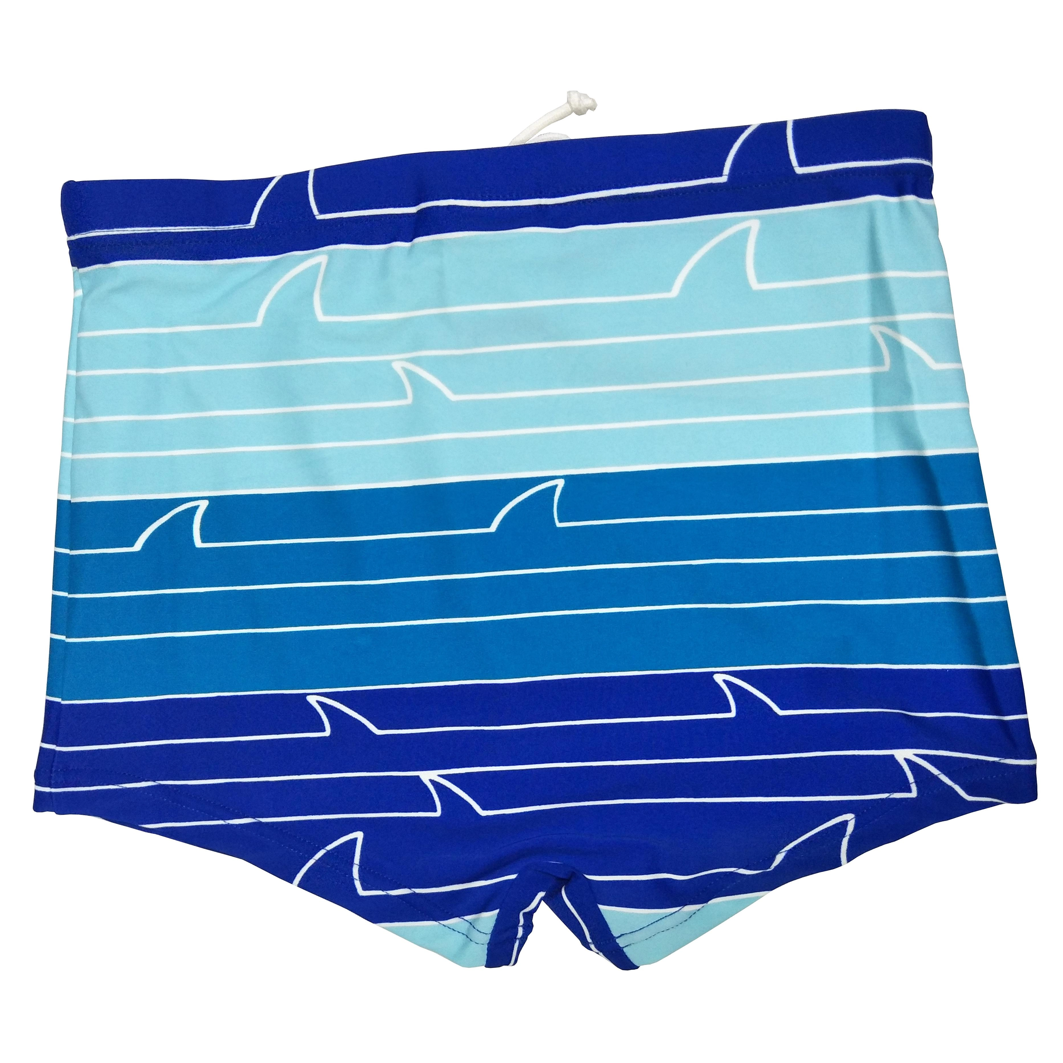 Boys swimtrunk stripe print swimwear beach wear wet suit