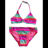 Girls two-piece Bikini swimsuit Girls swimwear kids swimsuit all overprint with foil custom available OEM orders accepted