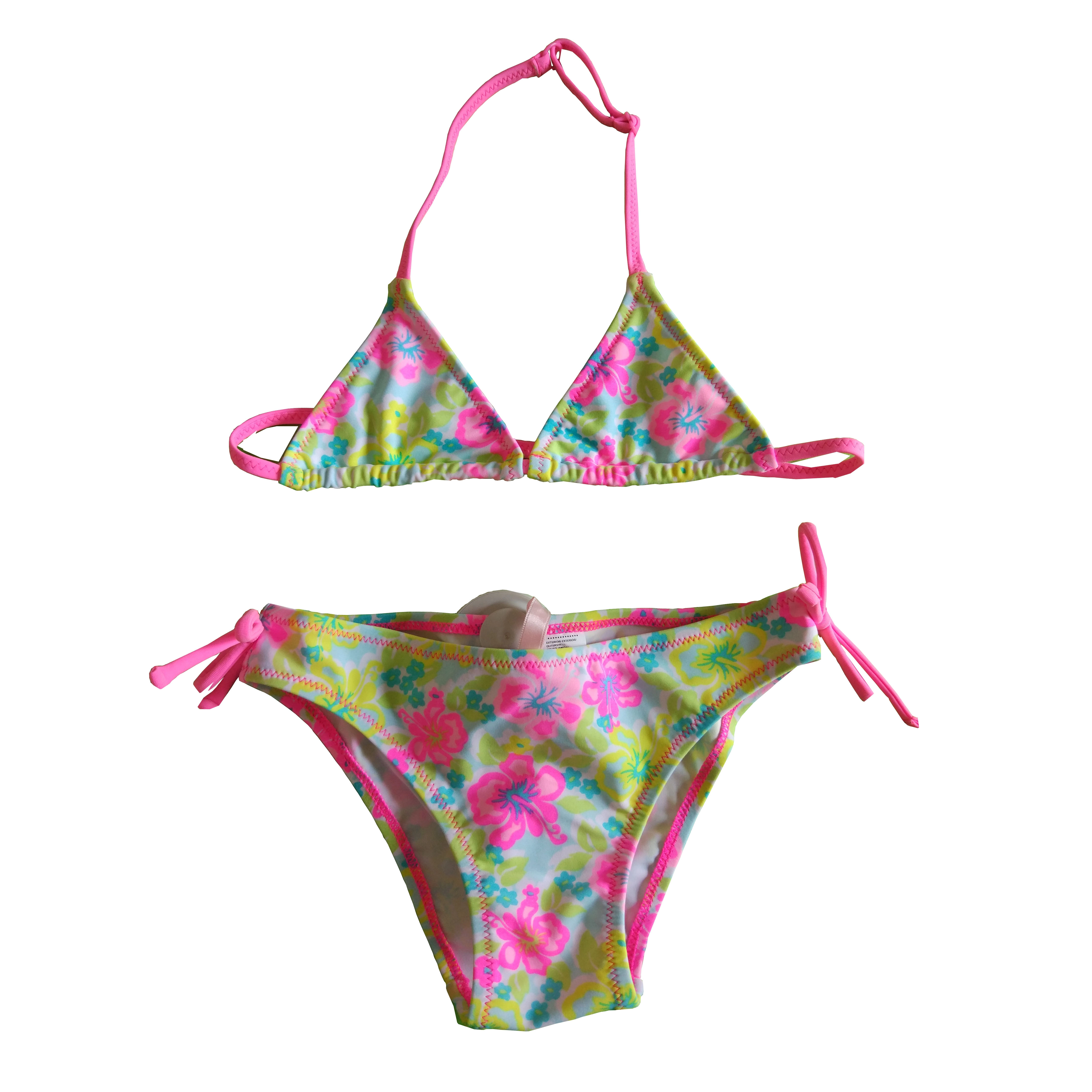 Bikini Girls two-piece swimsuit Girls swimwear kids swimsuit all overprint custom available OEM orders accepted