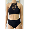 Lady's Bikini swimsuit two piece swimsuit beach wear bandeau with AOP OEM orders accepted