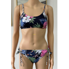 Lady's Bikini swimsuit two piece swimsuit beach wear bandeau with AOP OEM orders accepted