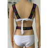 Lady's Bikini swimsuit two piece swimsuit beach wear V neck OEM orders accepted