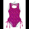 Girls swimwear kids swimsuit all overprint with let-opening bows OEM orders accepted