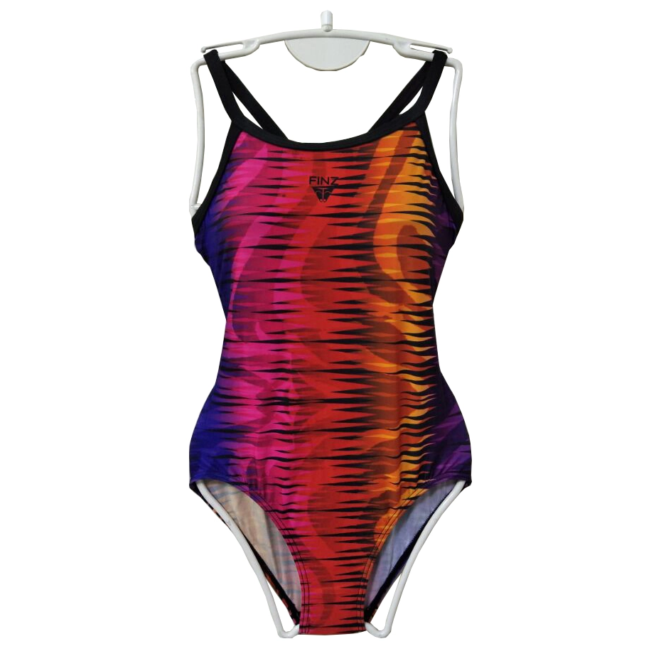 Girls swimsuit kids swimwear one-piece with digital print beach wear wet suit OEM orders accepted
