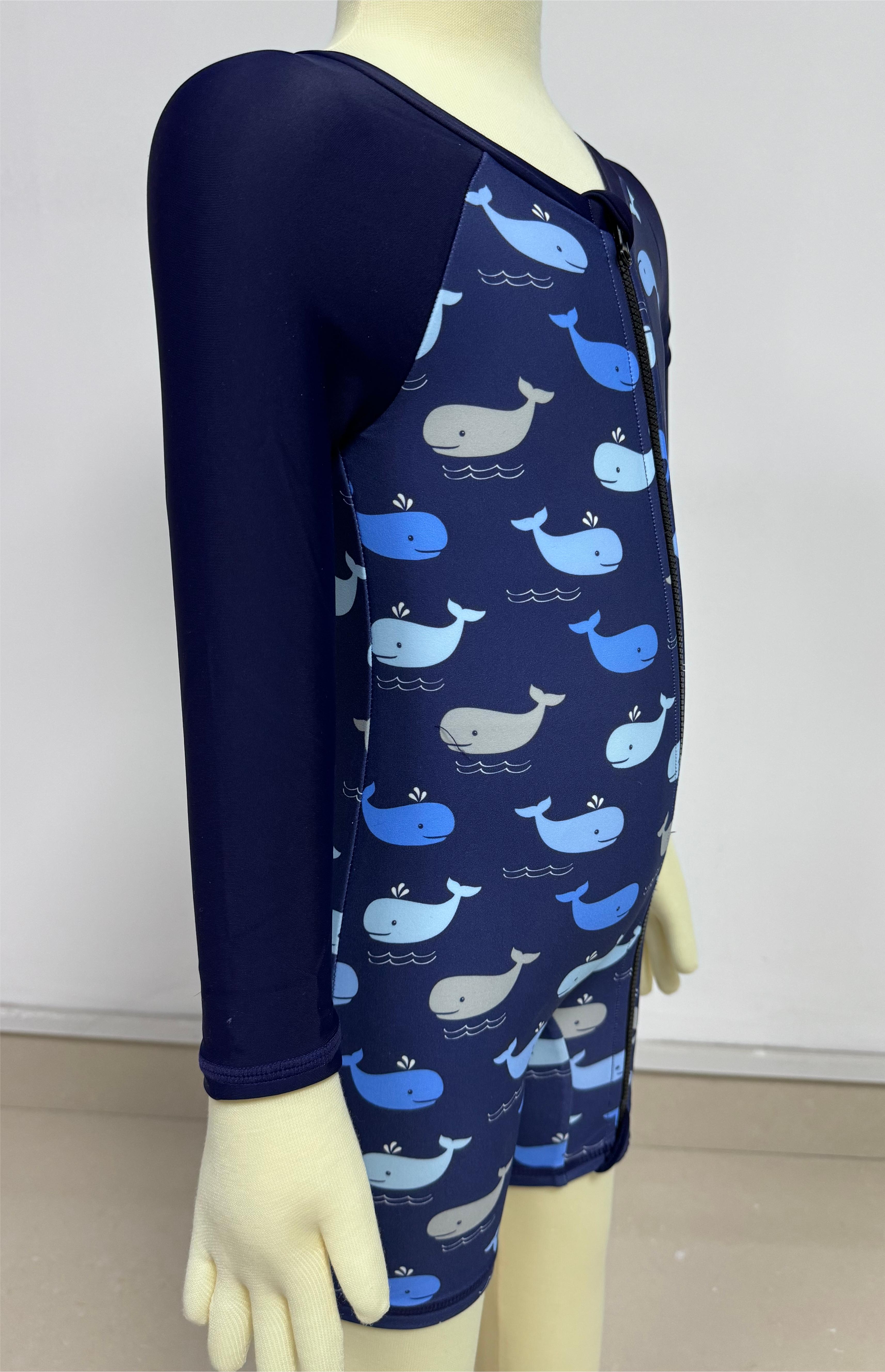  Kids Rashguard Childrens swimsuit aop long sleeve with front zipper custom available