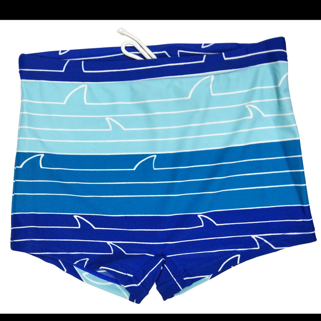 Boys swimtrunk stripe print swimwear beach wear wet suit
