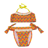 Bikini Girls two-piece swimsuit Girls swimwear kids swimsuit with bottom bows beach wear custom available OEM orders accepted
